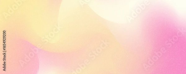 Fototapeta Color gradient abstract background. Vector pink yellow grain gradation noise blur texture.