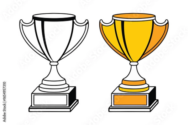 Obraz Trophy cup icon 