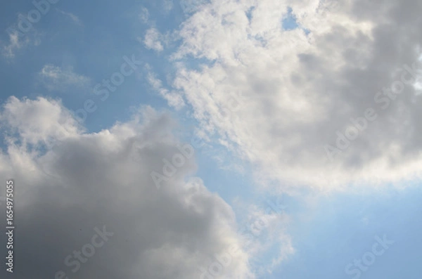 Fototapeta blue sky with clouds