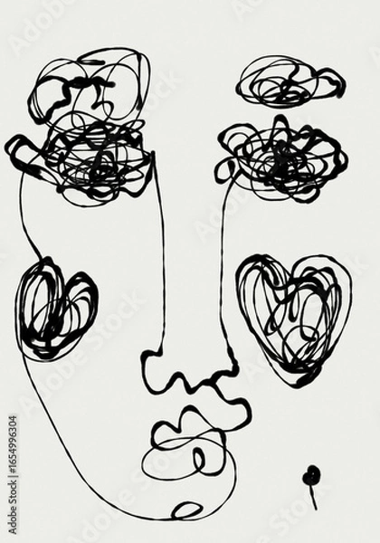 Obraz hand drawn vector illustration