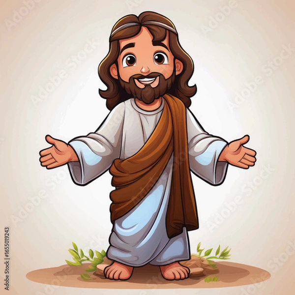 Obraz Cartoon Jesus