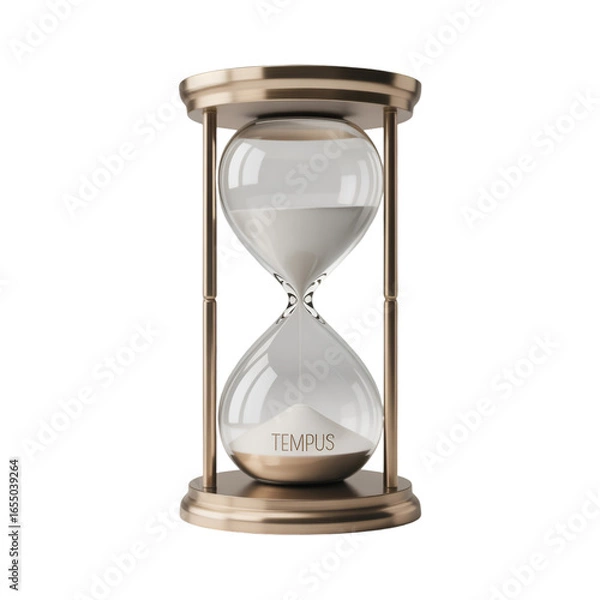 Obraz hourglass isolated on white background