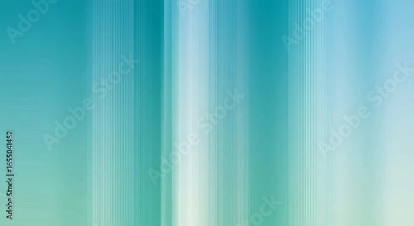Fototapeta Minimalist abstract blue panel with vertical stripe pattern