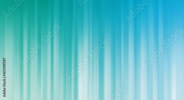 Fototapeta Technological blue background with gradient and abstract vertical structure