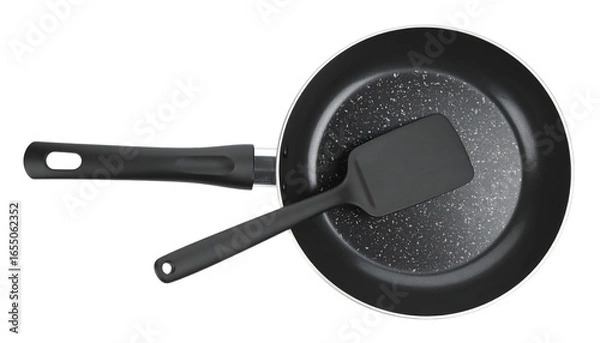 Obraz Pan and spatula on transparent background