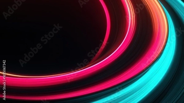 Fototapeta Abstract vibrant lines background