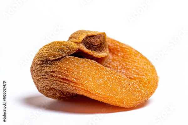 Fototapeta a dried apricot on a white surface