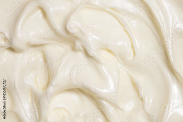 Fototapeta a close up of a bowl of cream