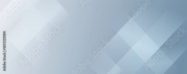 Fototapeta A soft blue background contrasts with transparent shapes. A serene abstract image featuring a composition that emphasizes depth with soft lights and smooth textures. Art & Illustration