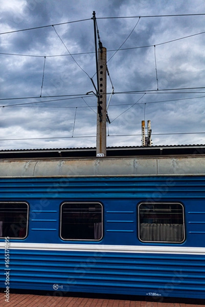 Fototapeta train parting