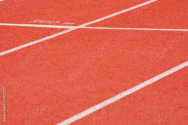 Fototapeta running track