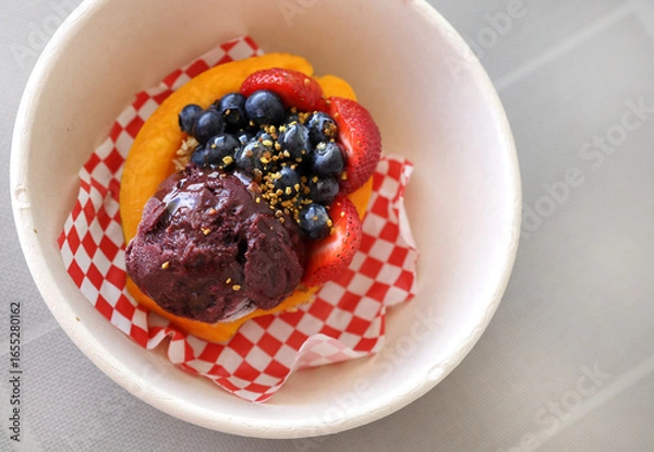 Obraz acai bowl with fruit