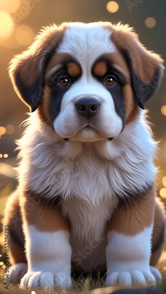 Obraz St. Bernard puppy 