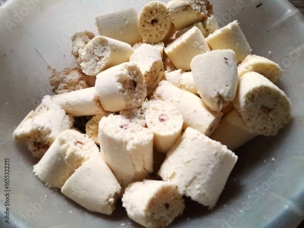 Fototapeta Saccharum edule. Tebu telur is also known as terubuk, tiwu endog, or sayur lilin. 