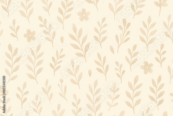 Fototapeta Seamless pattern with bamboo leaves