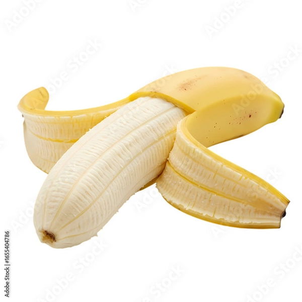 Obraz banana on white background
