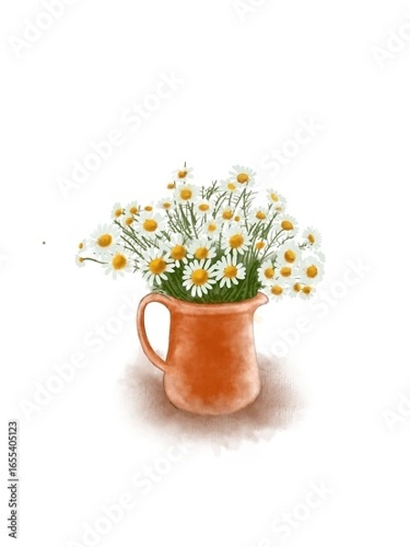 Obraz bouquet of daisies in a vase