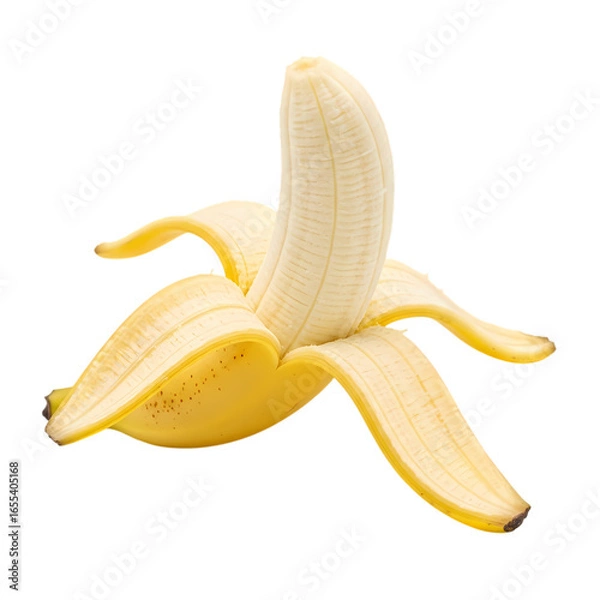 Obraz banana on white background