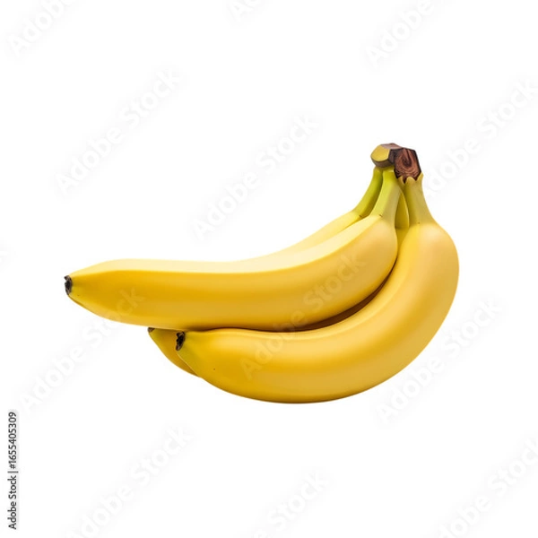 Obraz banana on white background