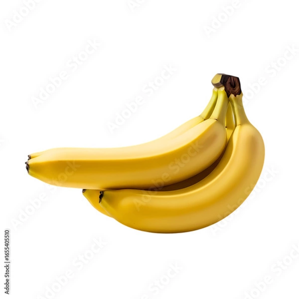 Obraz banana on white background
