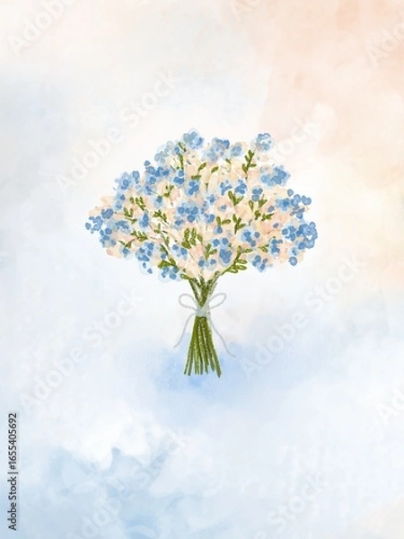 Obraz spring flowers
flowers Bouquet  
Wall art 