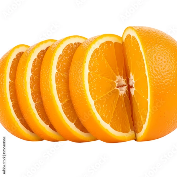 Obraz orange isolated on white background