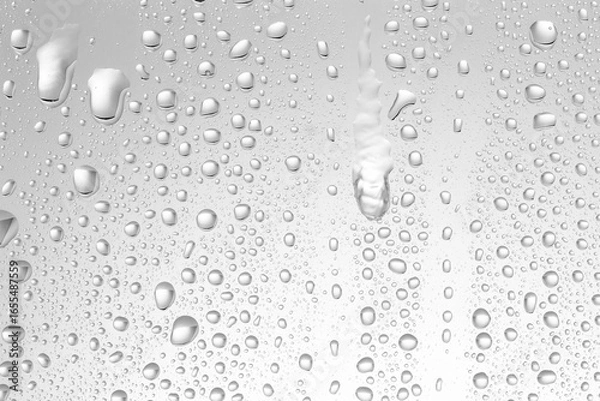 Obraz ガラスの表面についた水滴.