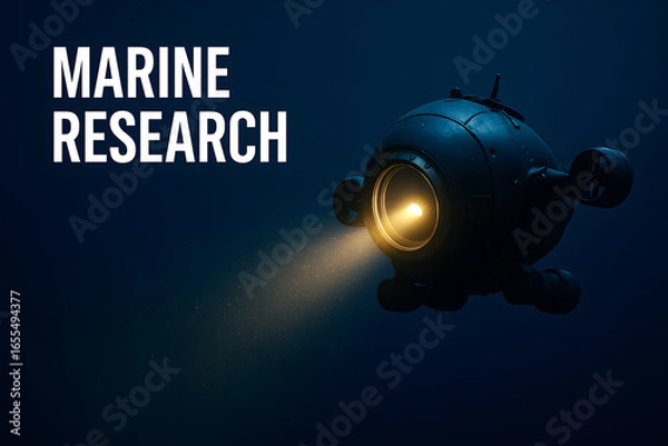 Obraz Robotic Underwater Drone for Marine Research