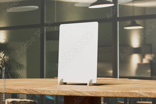 Fototapeta Blank Menu Mockup