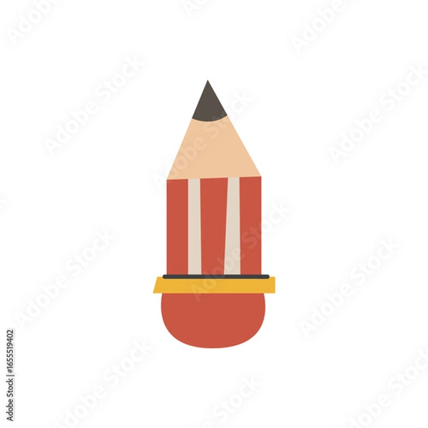 Obraz short pencil illustration
