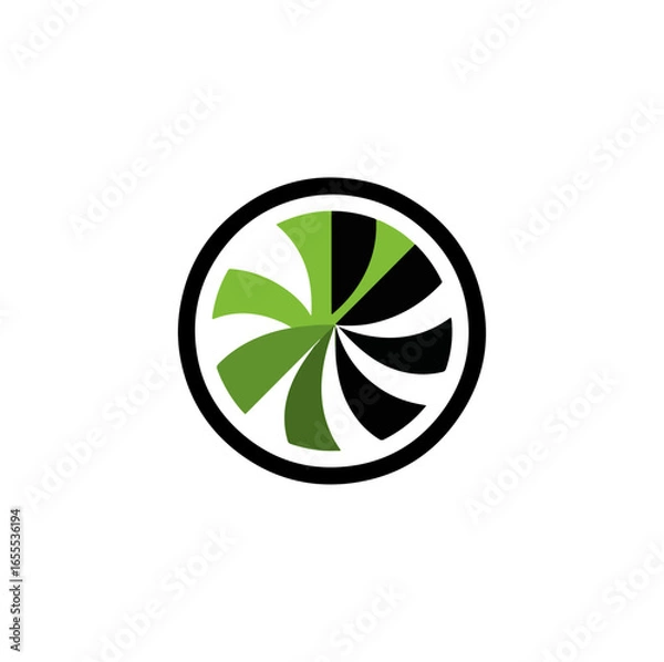 Fototapeta Abstract circular graphic design element