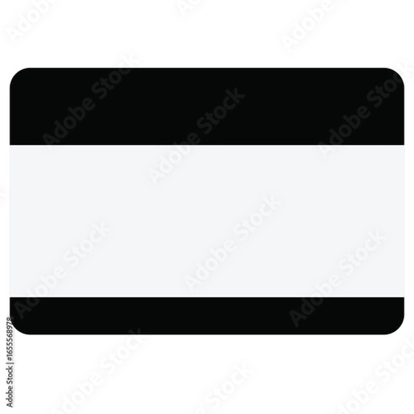 Obraz Name Tag Sticker Black & White