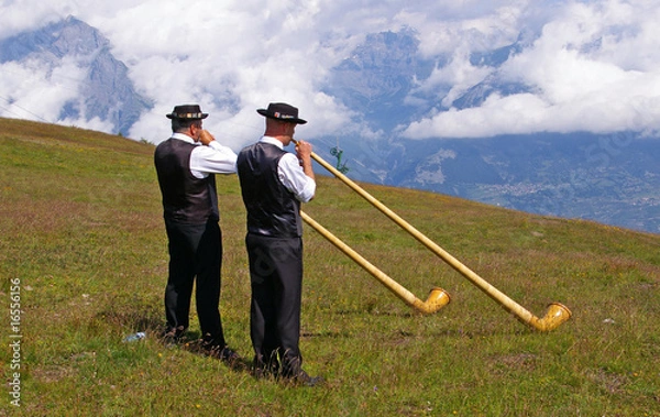 Obraz Der Ruf des Alphorns