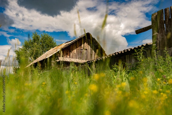 Obraz old abandoned house