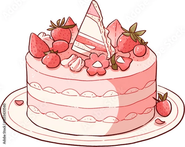 Obraz 케이크, 디저트, 생일, 간식, cake, dessert, birthday, snack
