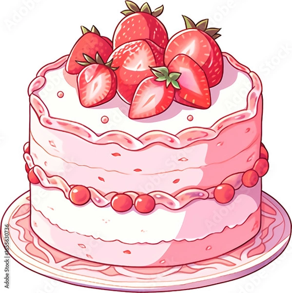 Obraz 케이크, 디저트, 생일, 간식, cake, dessert, birthday, snack
