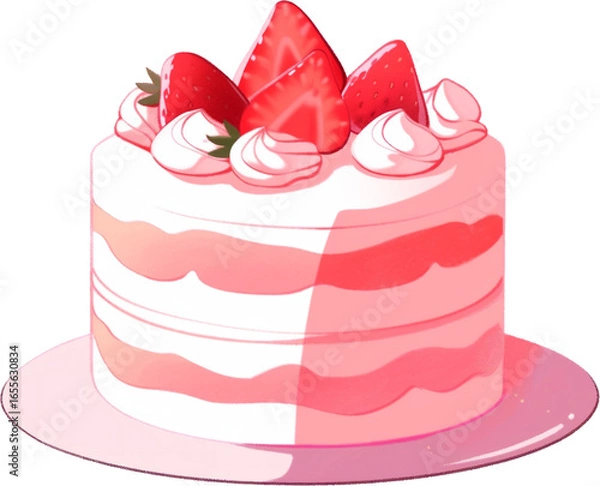 Obraz 케이크, 디저트, 생일, 간식, cake, dessert, birthday, snack
