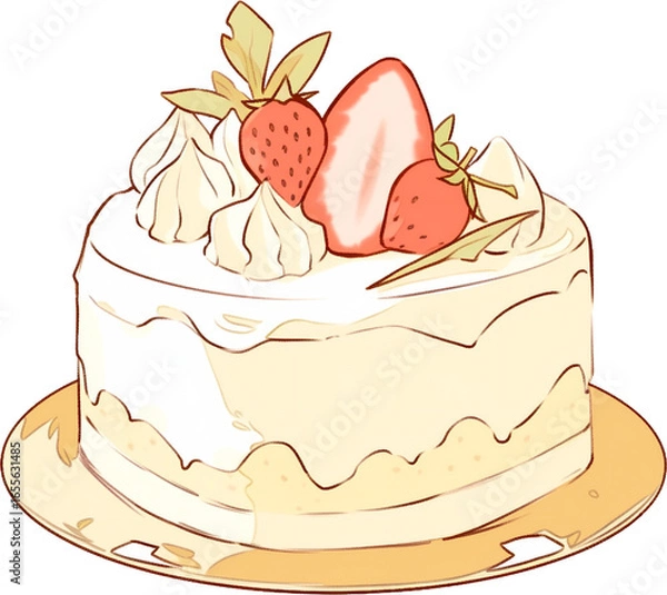 Obraz 케이크, 디저트, 생일, 간식, cake, dessert, birthday, snack
