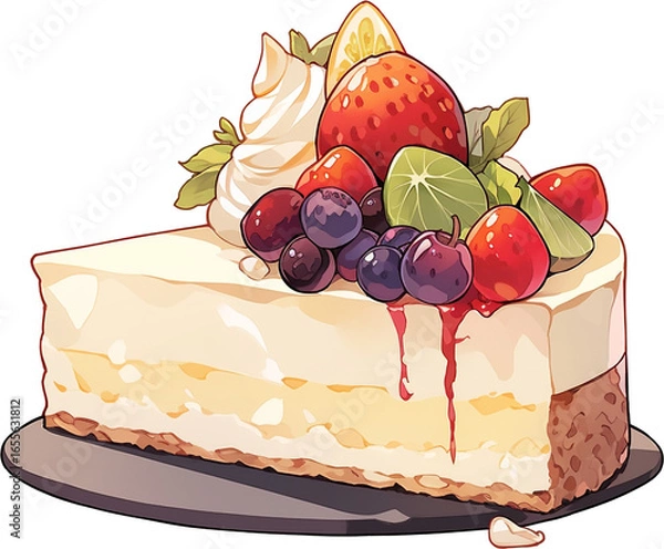 Obraz 케이크, 디저트, 생일, 간식, cake, dessert, birthday, snack
