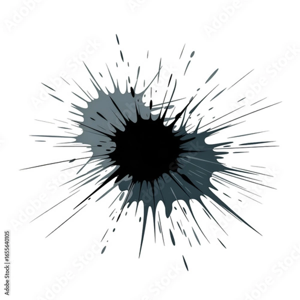 Obraz ink splat ink