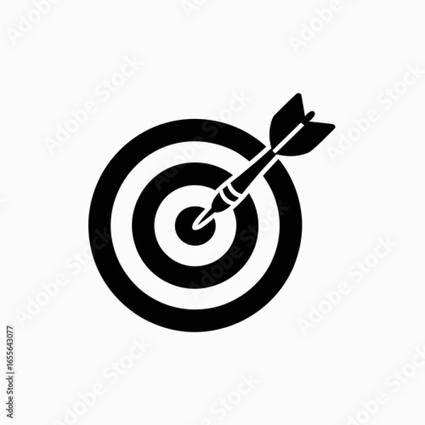 Obraz dart on target