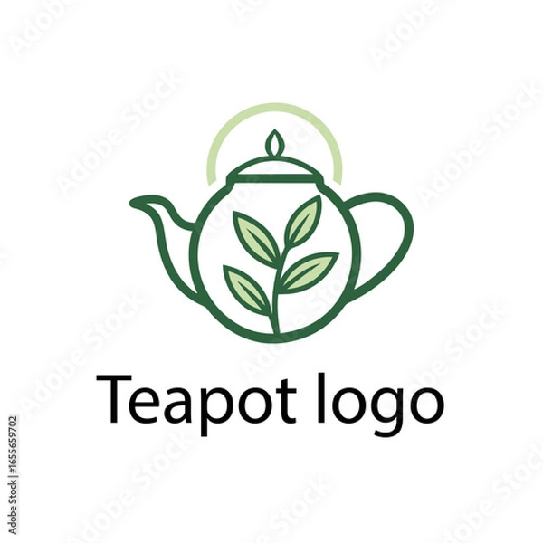 Fototapeta Teapot logo