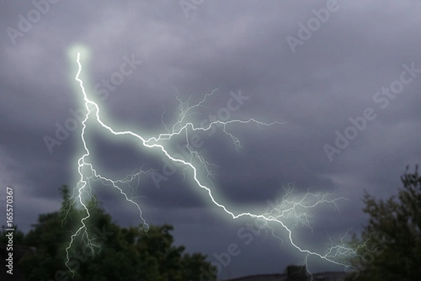 Obraz Lightning over Munich, Germany