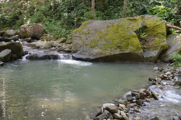 Obraz запруда горной реки