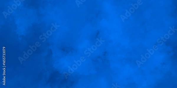 Fototapeta Deep Blue Watercolor Wash Texture background abstract