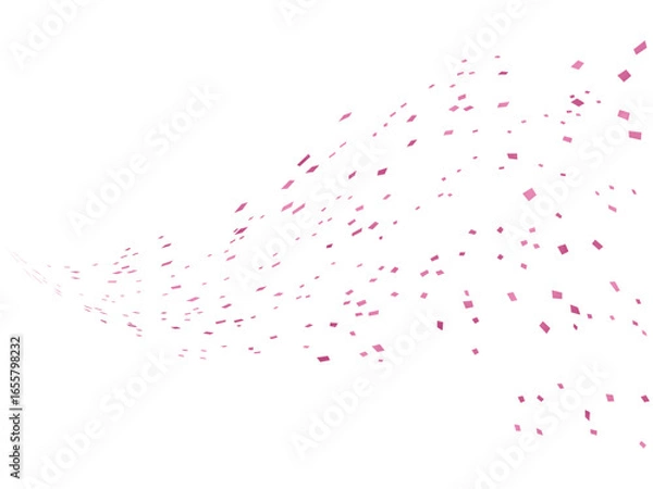 Obraz 紙吹雪、m3ピンク、9波50