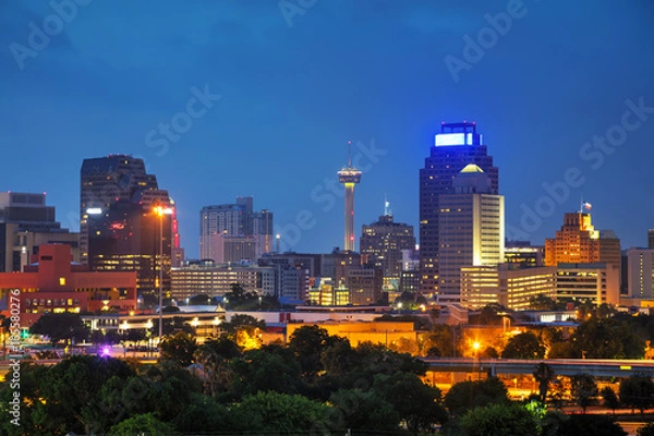 Obraz San Antonio, TX cityscape
