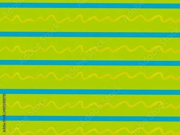 Obraz seamless pattern with colorful waves