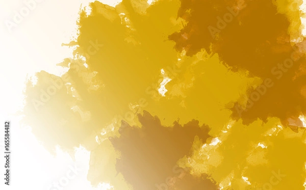 Obraz Streszczenie kolorowy kolor wody, żółte i pomarańczowe tło.
