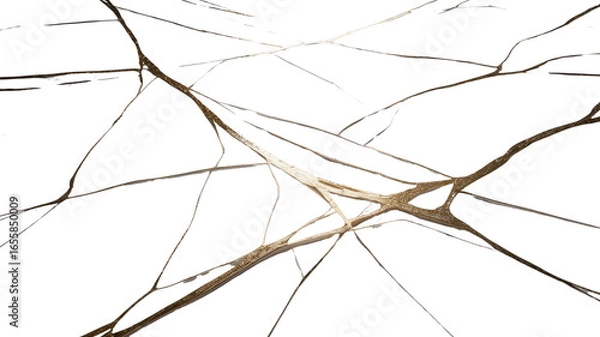 Fototapeta Abstract Network of Branches, Intricate Branching Pattern, Natural Texture Background